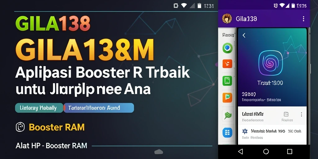 Antarmuka GILA138 yang intuitif dan efisien untuk pembersihan RAM.