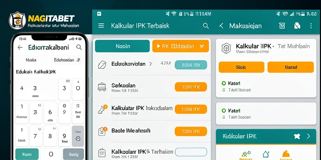 Tampilan antarmuka mudah dan fungsional dari NAGITABET.