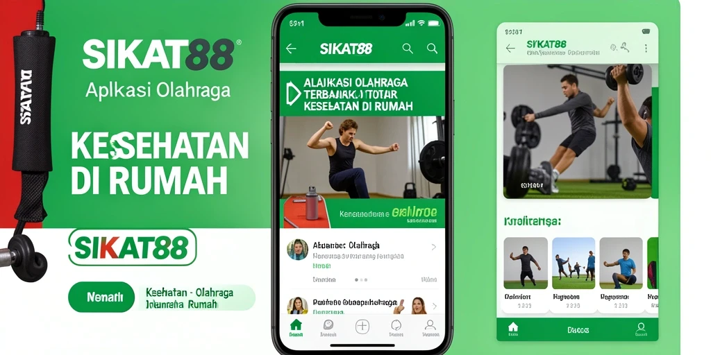 Tampilan antarmuka SIKAT88 yang ramah pengguna untuk olahraga rumah.