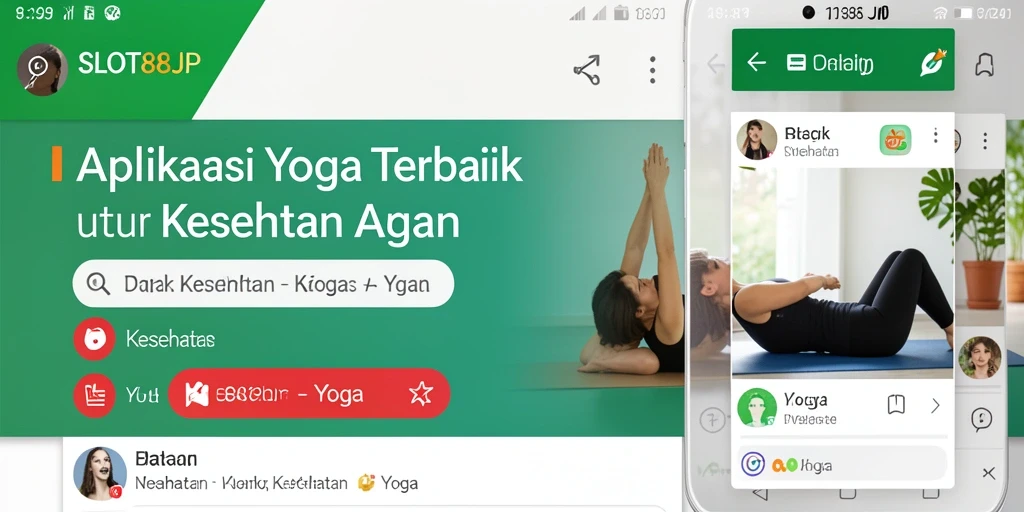 Antarmuka pengguna SLOT88JP menampilkan berbagai pilihan latihan Yoga yang menarik.