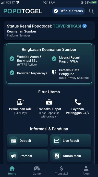 Kanal Resmi Popotogel untuk Pengguna Android