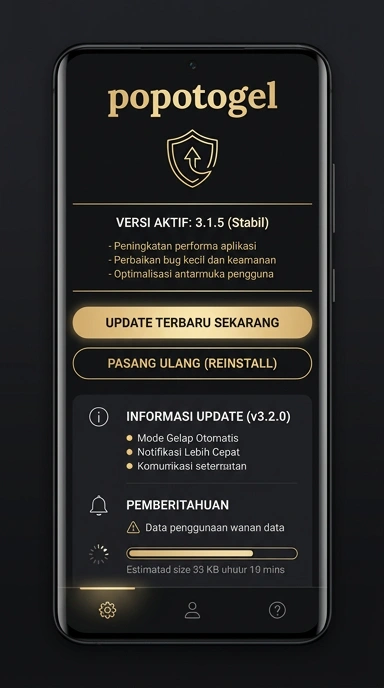 Riwayat Versi Popotogel untuk Pengguna Android